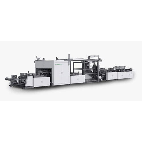 XBG 700 Non Woven Organ Box Bag Making Machine with Handle Attach (30 Cm Gusset)
