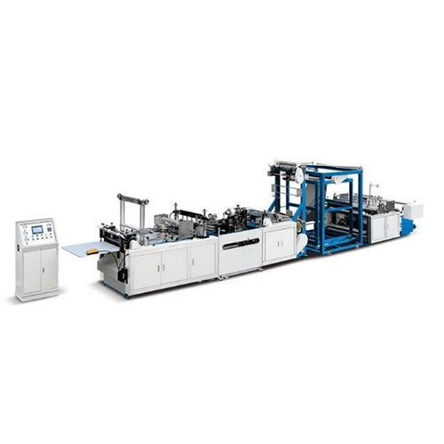 BG-700 Fully Automatic Tri Dimensional Box Type Non-Woven Fabric Bag Making Machine with Bottom Cutting & Sealing with 30 Cm