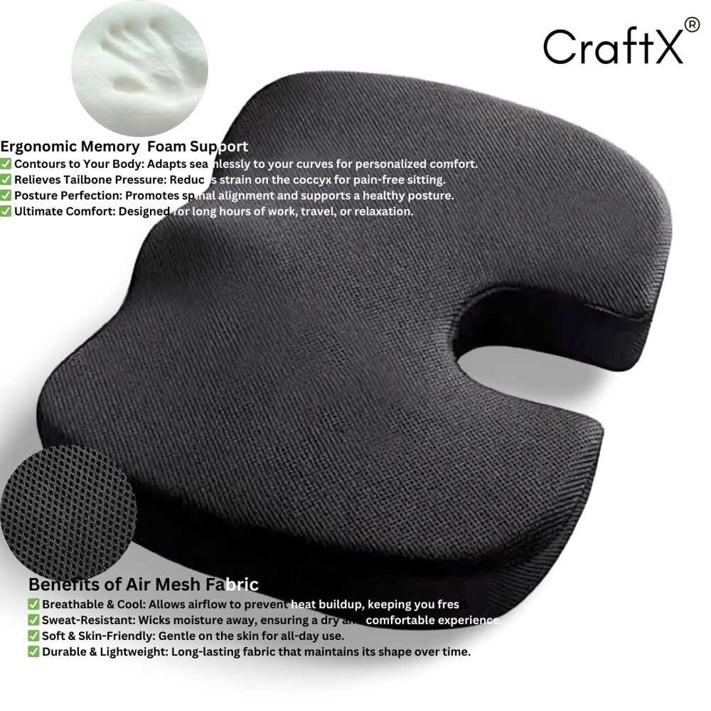 Coccyx Cushion Memory Foam