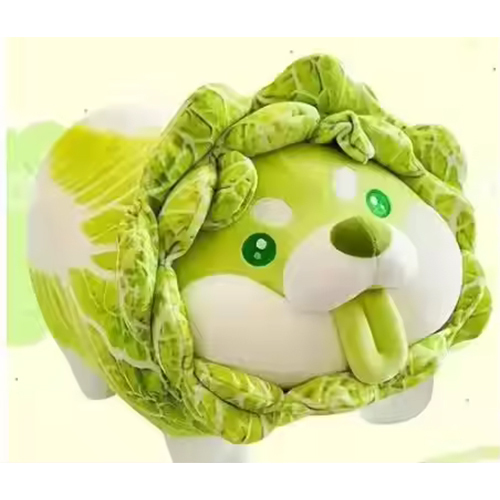 Cabbage Lettuce Shaped Plush Dog Toy Soothing Baby Product