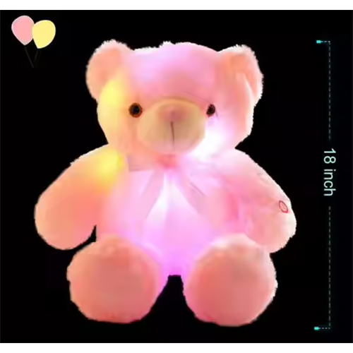 LED Teddy Bears Stuffed Animals, Cute Glow Bear Plush Toys Creative Colorful Luminous Light Up Doll