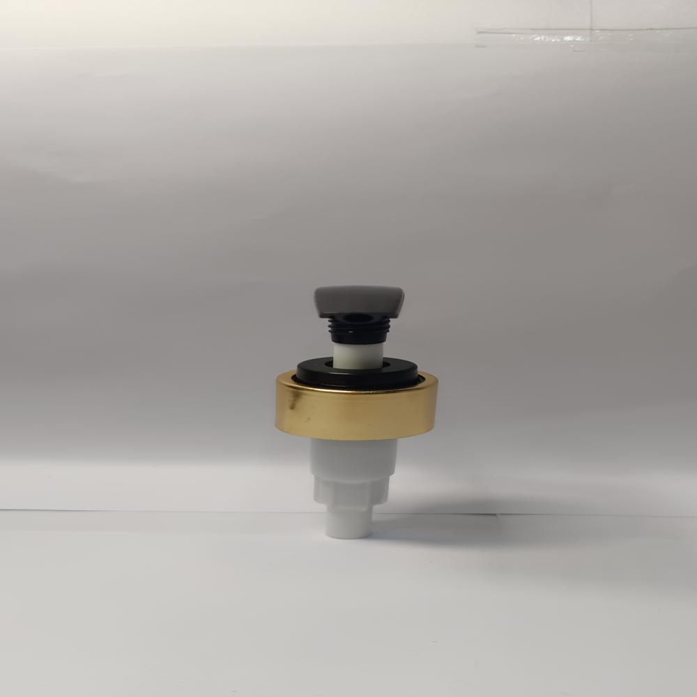 Screw Lock 28mm Black With Golden Arc Head