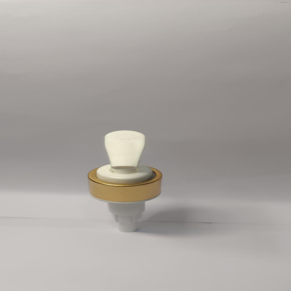 Screw Lock L-8 24mm White with Golden Dispenser