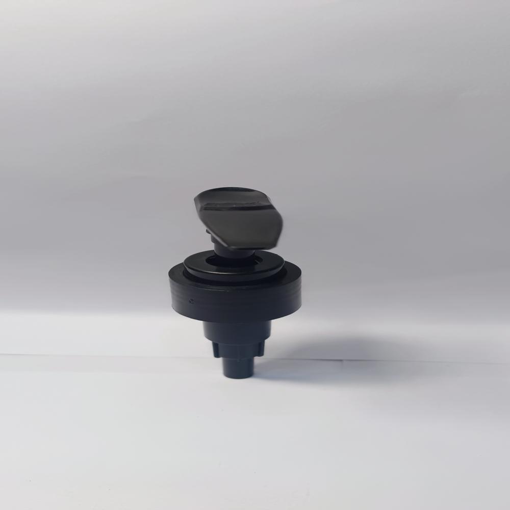 Screw Lock L-8 24mm Smooth Black Dispenser