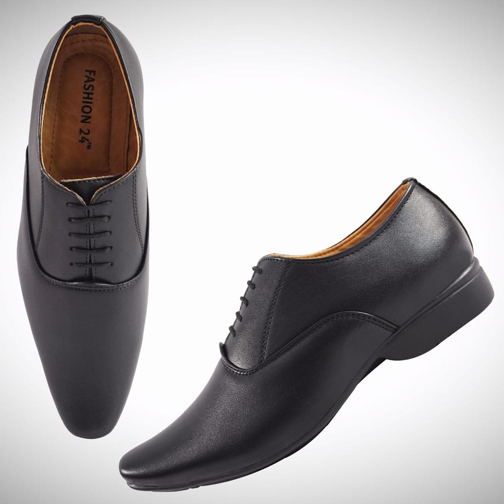 Black Pointed Formal Shoes - Color: Different Available