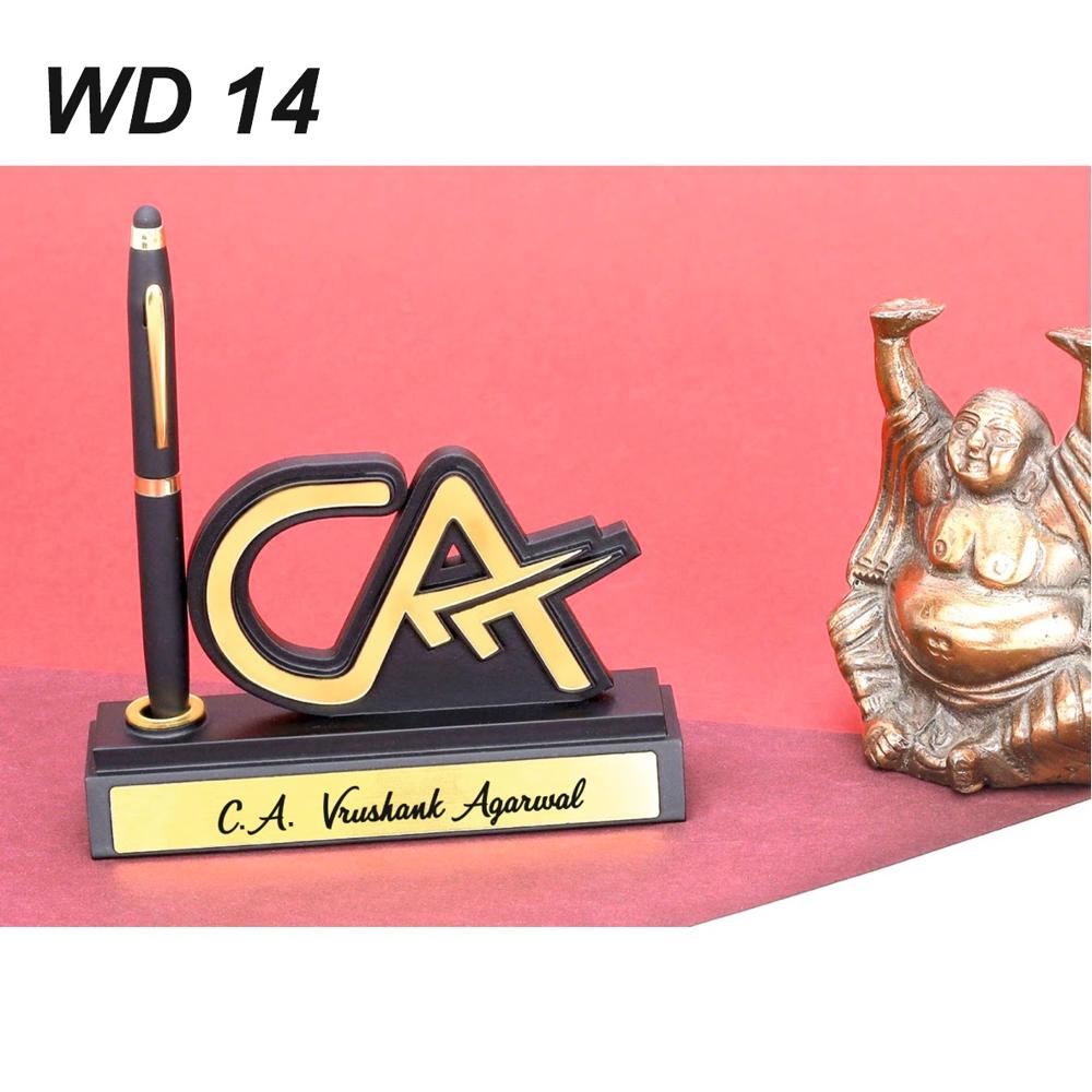 Wooden Stand with Pen