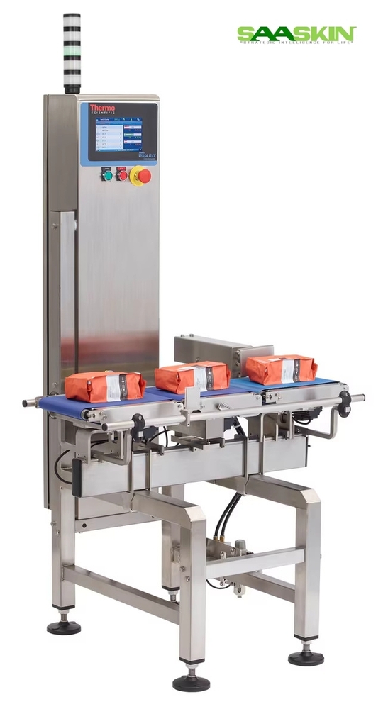 Thermo Scientific Versa Flex Checkweighers - Stainless Steel, 1260x760x1250 Mm, ±0.1 G Accuracy | Dynamic In-motion Weighing, Adjustable Line Height, Ip54/ip65 Protection