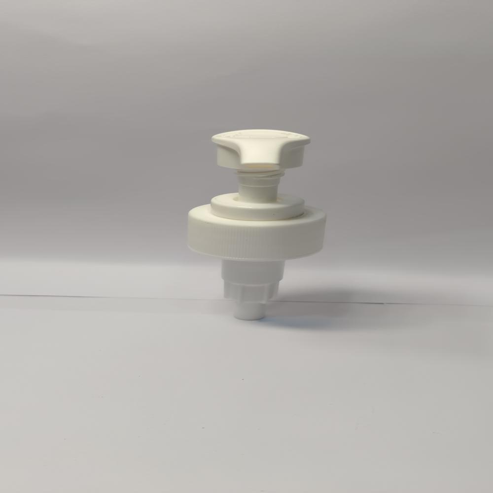 Screw Lock L-1 28mm Ribbed White Dispenser