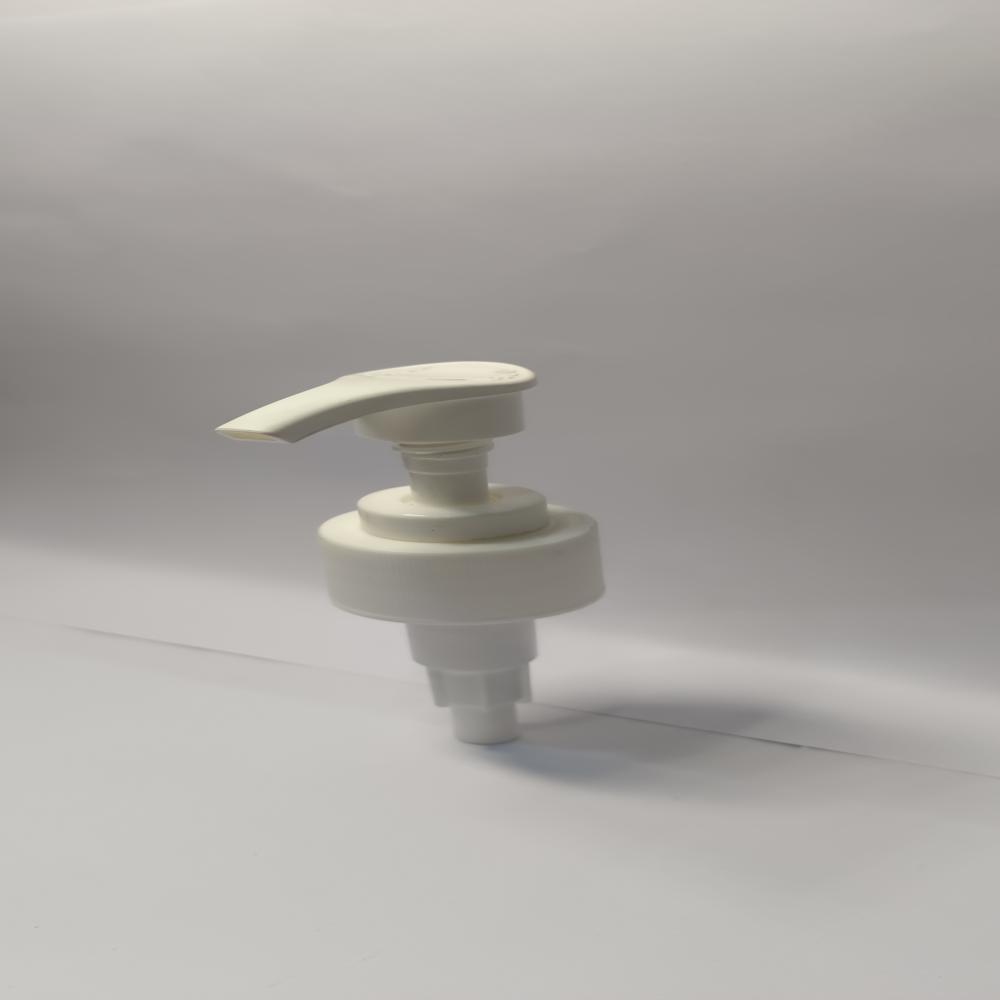 Screw Lock L-1 28mm Ribbed White Dispenser
