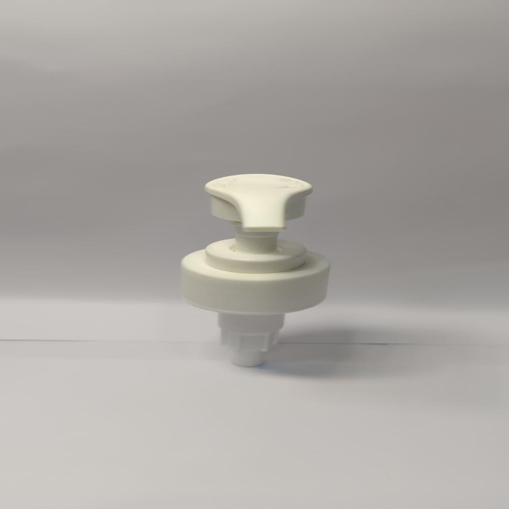 Screw Lock L-1 28mm Ribbed White Dispenser