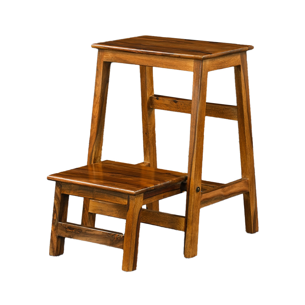 Royaloak Darcy Wooden Ladder Stool - Aldc-1 - Color: Brown