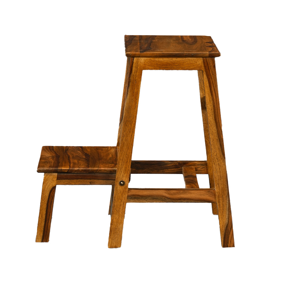 Royaloak Darcy Wooden Ladder Stool - Aldc-1 - Color: Brown