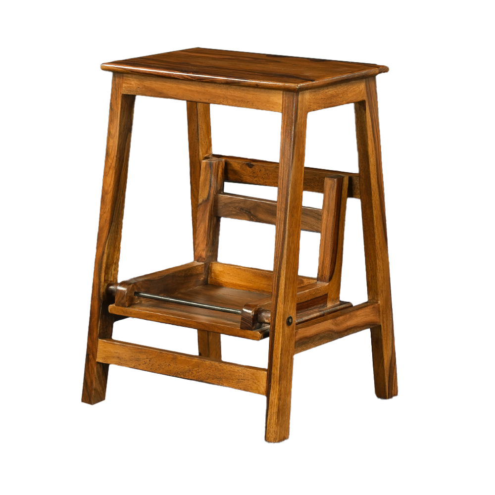 Royaloak Darcy Wooden Ladder Stool - Aldc-1 - Color: Brown