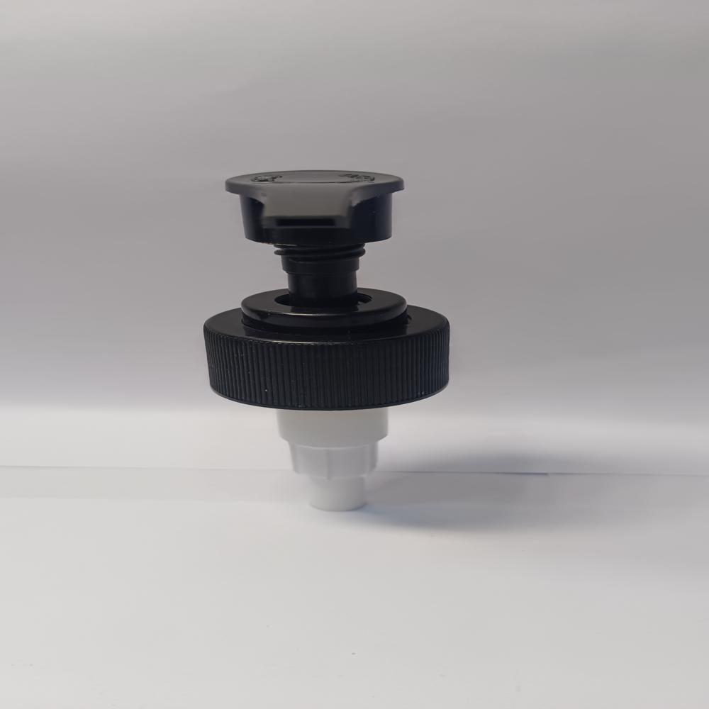 Screw Lock L-1 28mm Ribbed Black and White Dispenser