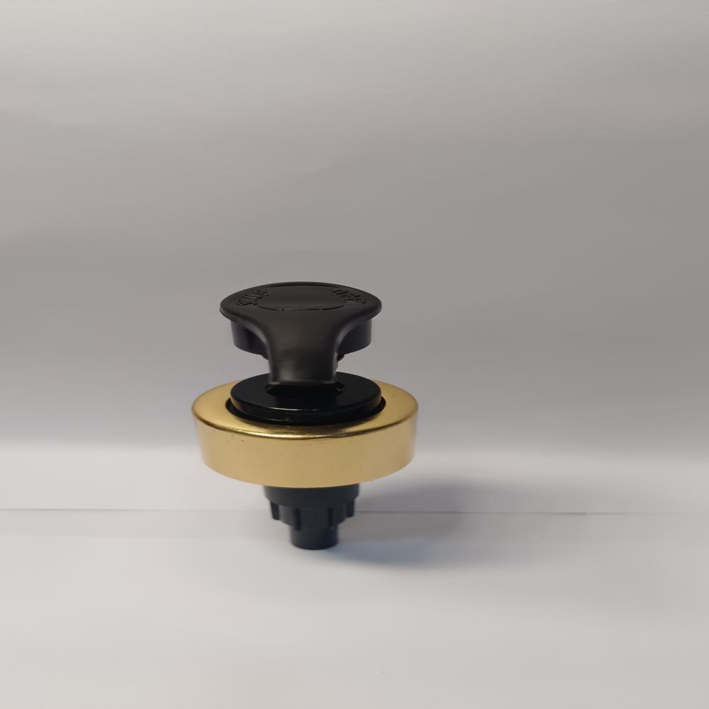 Screw Lock L-1 28mm Black and Golden Dispenser