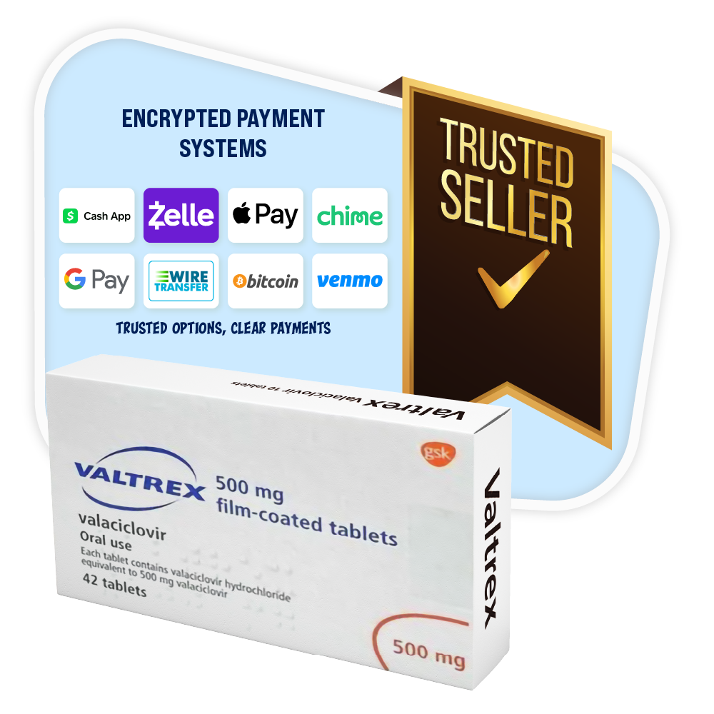 Valaciclovir Tablets 500mg Valtrex Antiviral Medication for Herpes & Shingles Export Grade