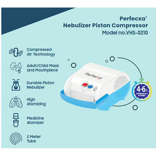 Perfecxa Nebulizer Piston Compressor - Accuracy: 100 %