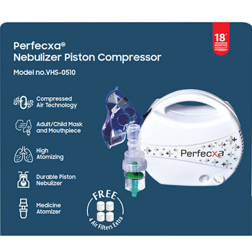 Perfecxa Nebulizer Piston Compressor - Accuracy: 100 %
