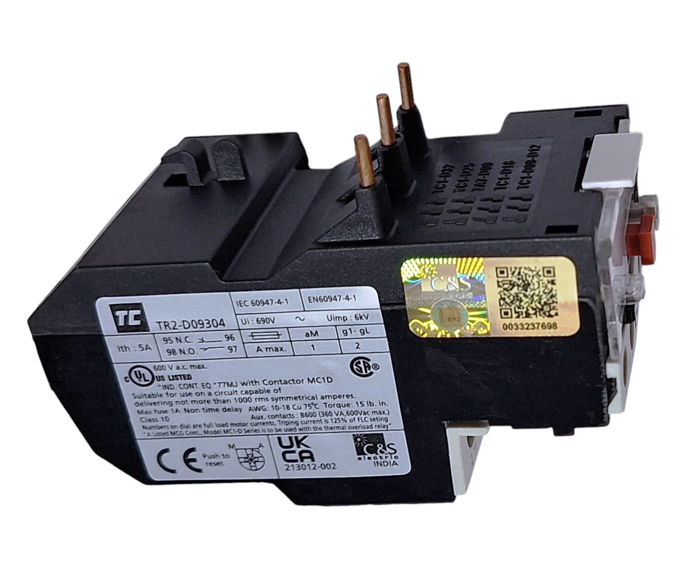 C&s Olr Tr2d09304 - 690v Uimp, 6kv Electrical Relay Unit With 1 Unit Supply | Ideal For High Voltage Circuit Protection