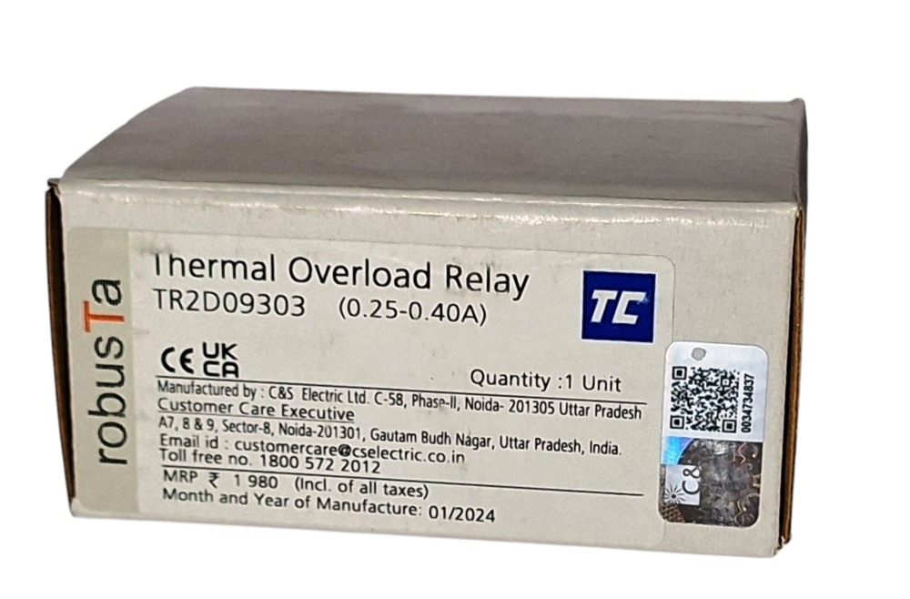C&s Olr Tr2d09303 - 690v Uimp, 6kv Rated, Durable Electrical Relay For High-voltage Applications | 1 Unit, Reliable Performance