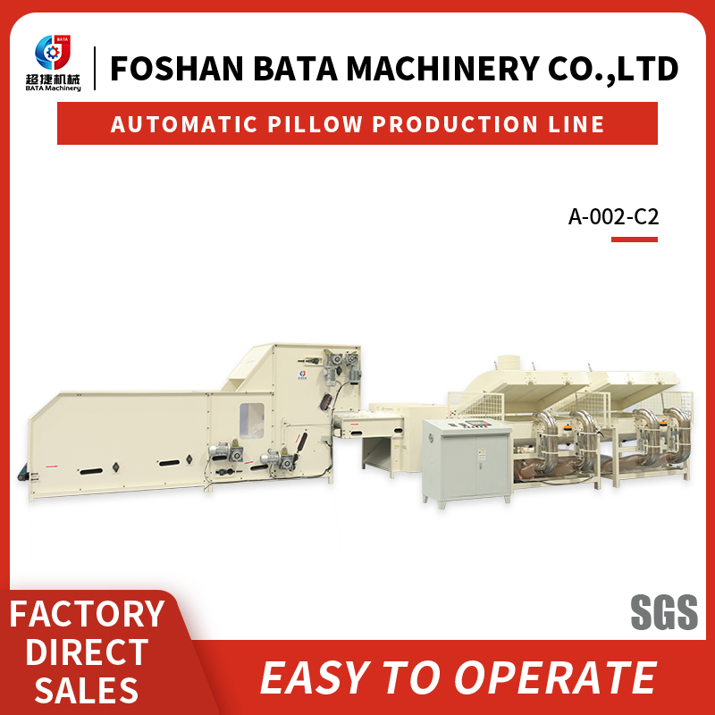Smart Fully Automatic Pillow Manufacturing Line For Seamless Production - Color: White