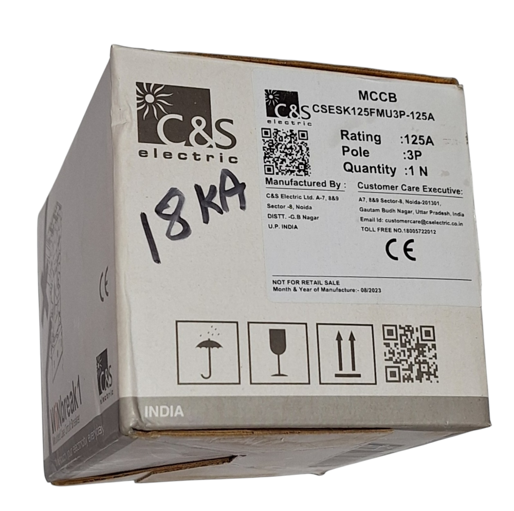 C&S MCCB CSESK125FMU3P-125A 10kA
