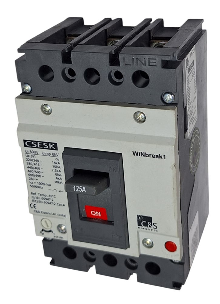 C&S MCCB CSESK125FMU3P-125A 10kA