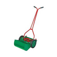12inch Manual Lawn Mower - Color: Green