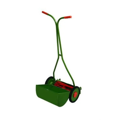 14Inch Manual Lawn Mower - Color: Green