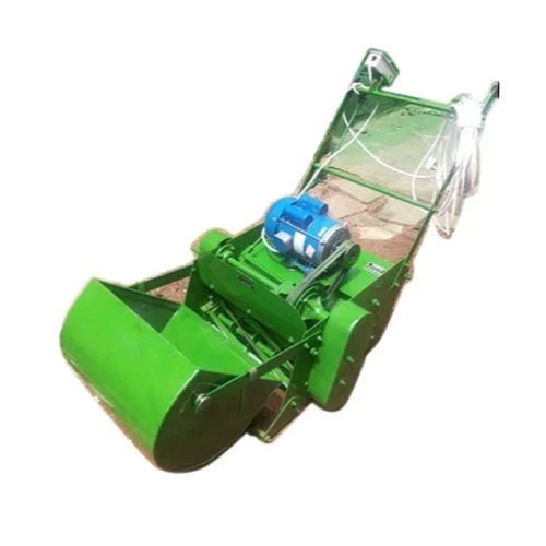 Heavy Duty Electric Lawn Mower With Brake - Color: Green