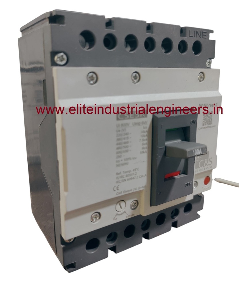 C&S MCCB CSESK125FMU4P-100A 10kA