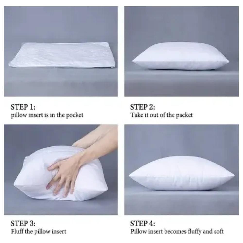 Microfiber Filler Cushion White