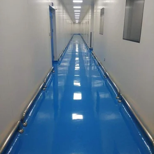 Blue PU Flooring Services
