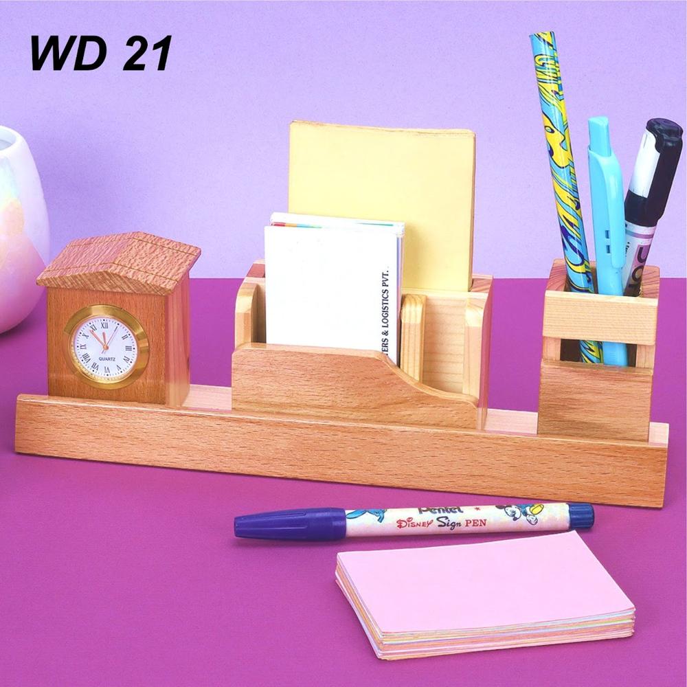 Wooden Tabletop & Desktop Item - Color: Brown