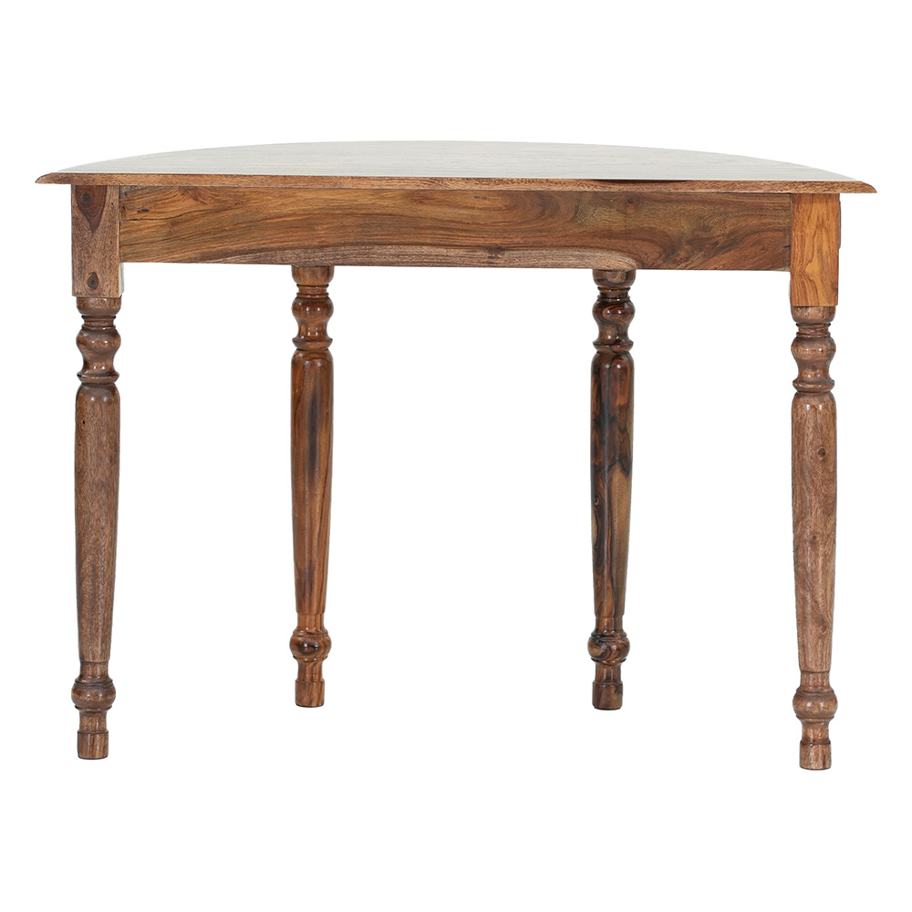 Royaloak Demilune 1 Drawer Console Table | Sheesham Wood Crafting - Cst-02 - Feature: High Quality