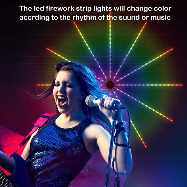 Fireworks strip light