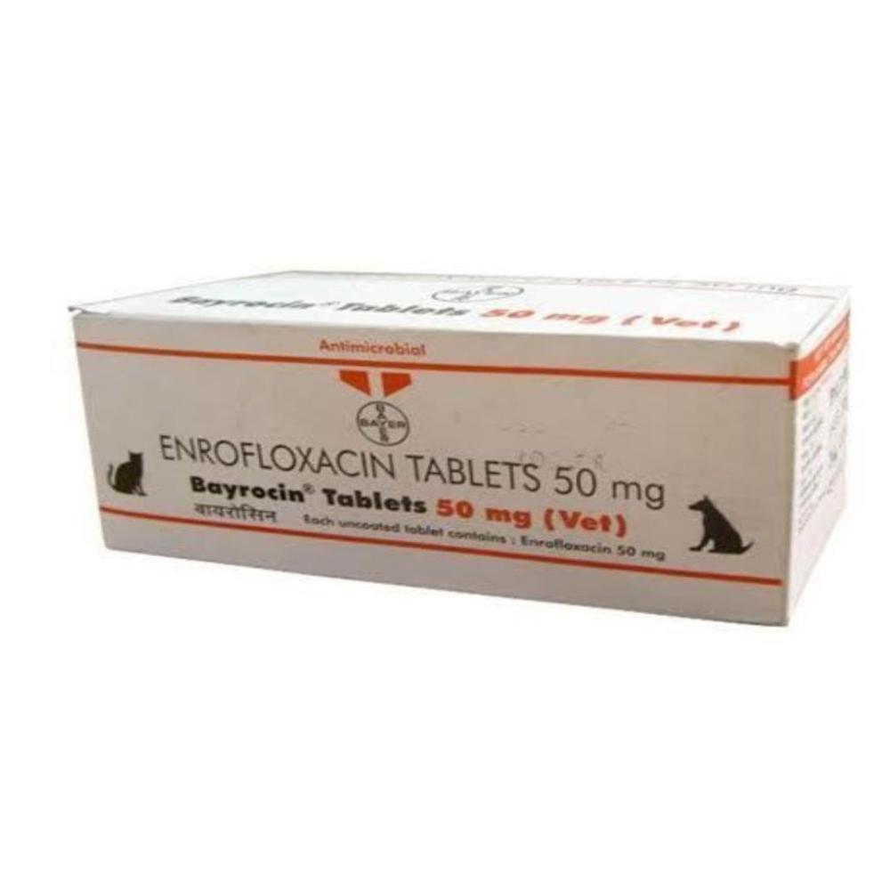 Bayrocin Enrofloxacin Tablets 50 mg  