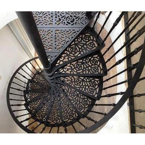 Cast Iron Spiral Staircase For Home - Feature: Waterproof