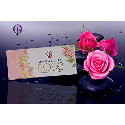 Banarasi Rose 25 Incense Sticks - Color: Brown