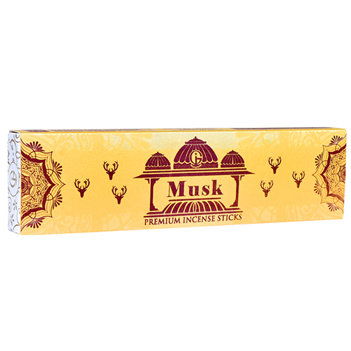 Musk 10 Incense Sticks - Color: Brown