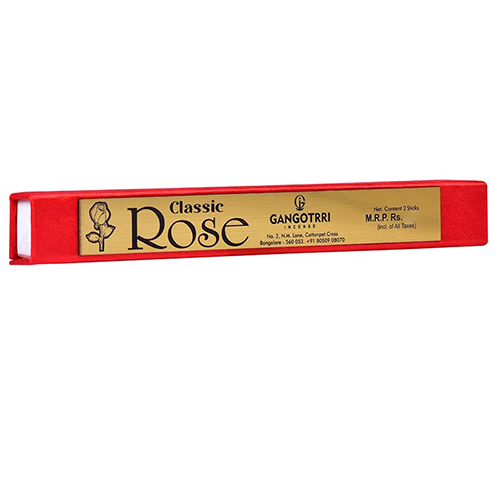 Classic Rose 2 Incense Sticks - Color: Brown