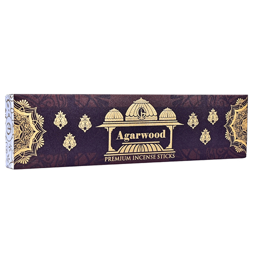 Agarwood 10 Incense Sticks - Color: Brown