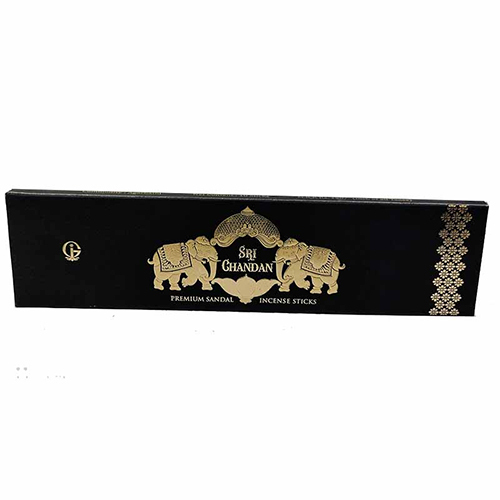 Sri Chandan 10 Incense Sticks - Color: Brown