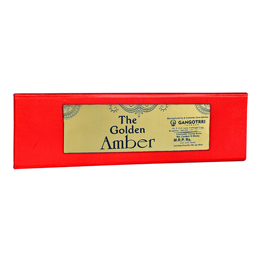 The Golden Amber 10 Incense Sticks - Color: Brown