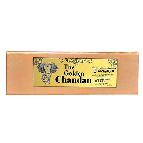 The Golden Chandan 10 Incense Sticks