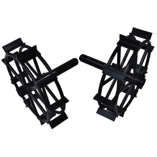 20 Vis 500 Cage Wheel For Rough Land - Color: Black