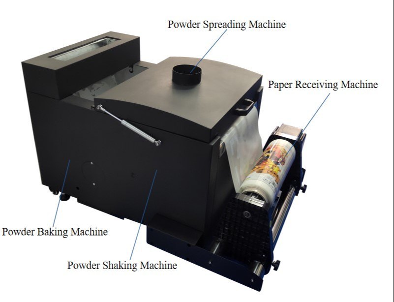 12 Inch Dtf Powder Shaker Printer - Color: Black