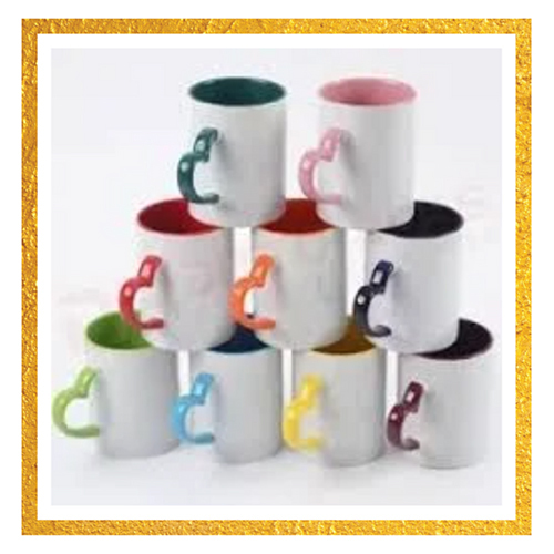 Heart Handle Sublimation Mug