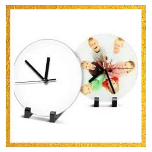 BL27 Sublimation Round Watch Photo Frame