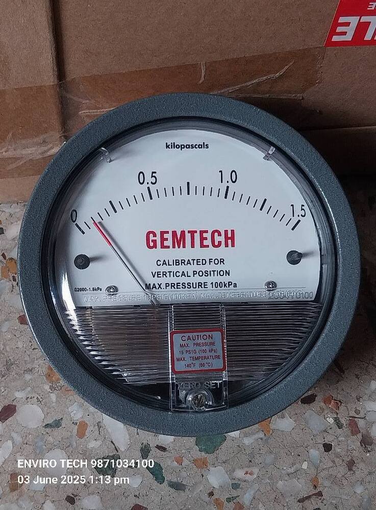 Cbdpg-4l-lcd Aerosense Digital Differential Pressure Gauge Range 0-1000 Pa Measure Pressure Of: Gas